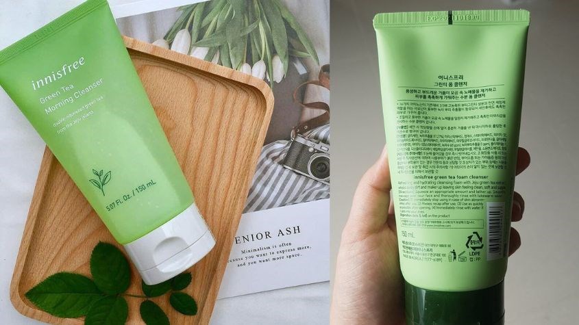 sữa rửa mặt trà xanh innisfree